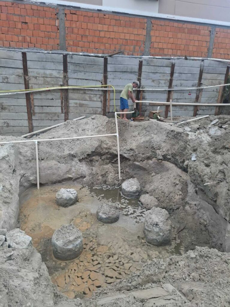 estrutura de fundação BG canas -