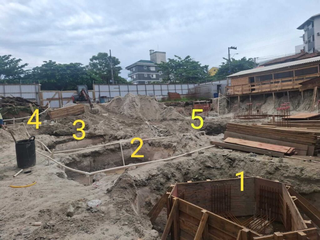 estrutura de fundação BG canas -