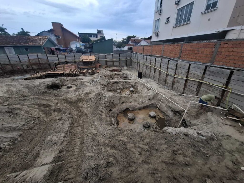 estrutura de fundação BG canas -