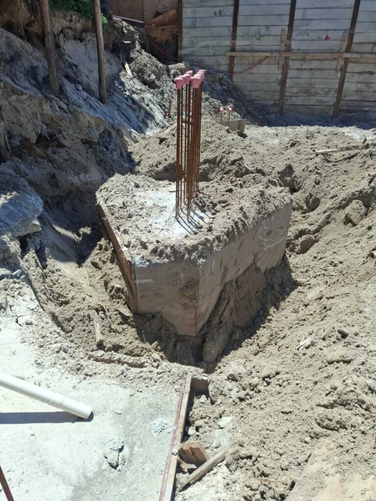 estrutura de fundação BG canas -