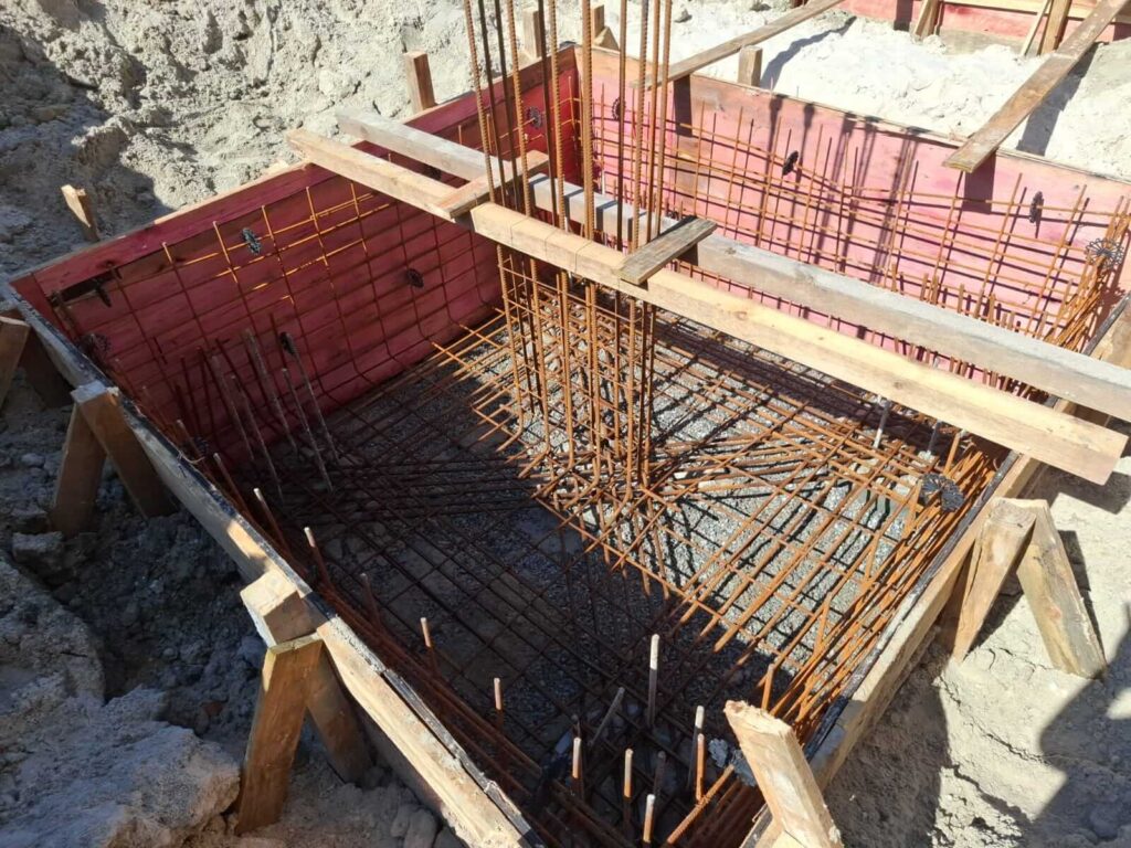 estrutura de fundação BG canas