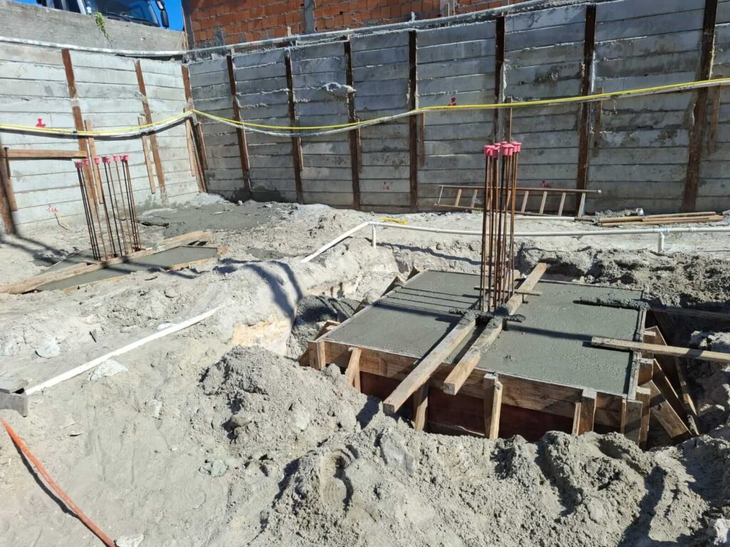 estrutura de fundação BG canas