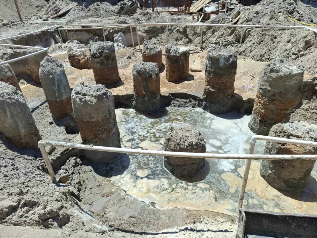 estrutura de fundação BG canas