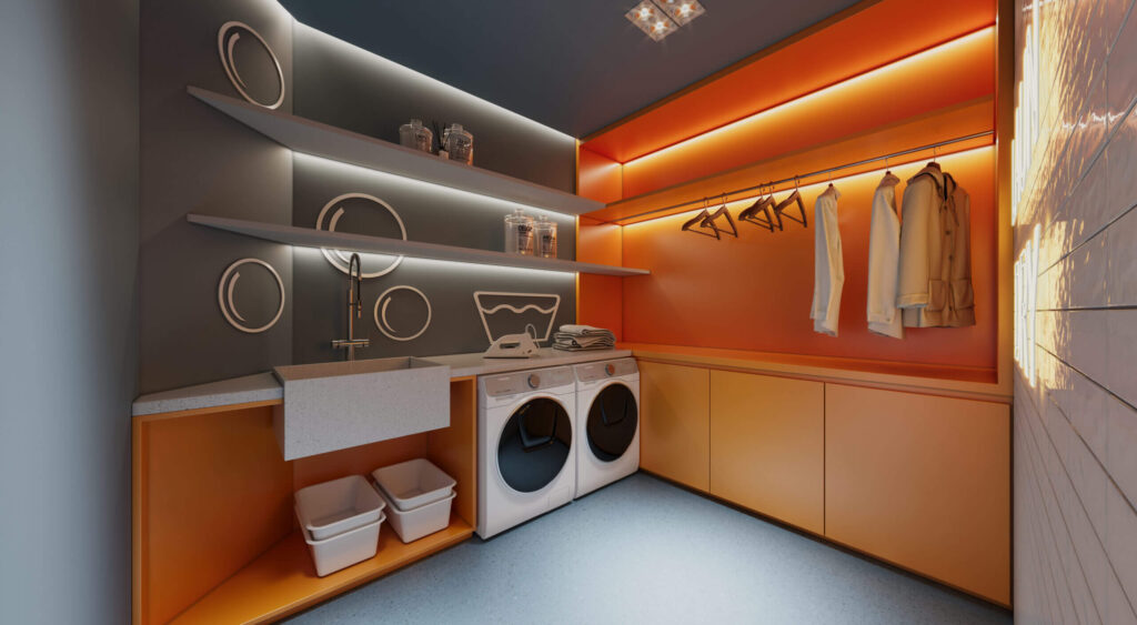 Espaço de lavanderia - BG Canas