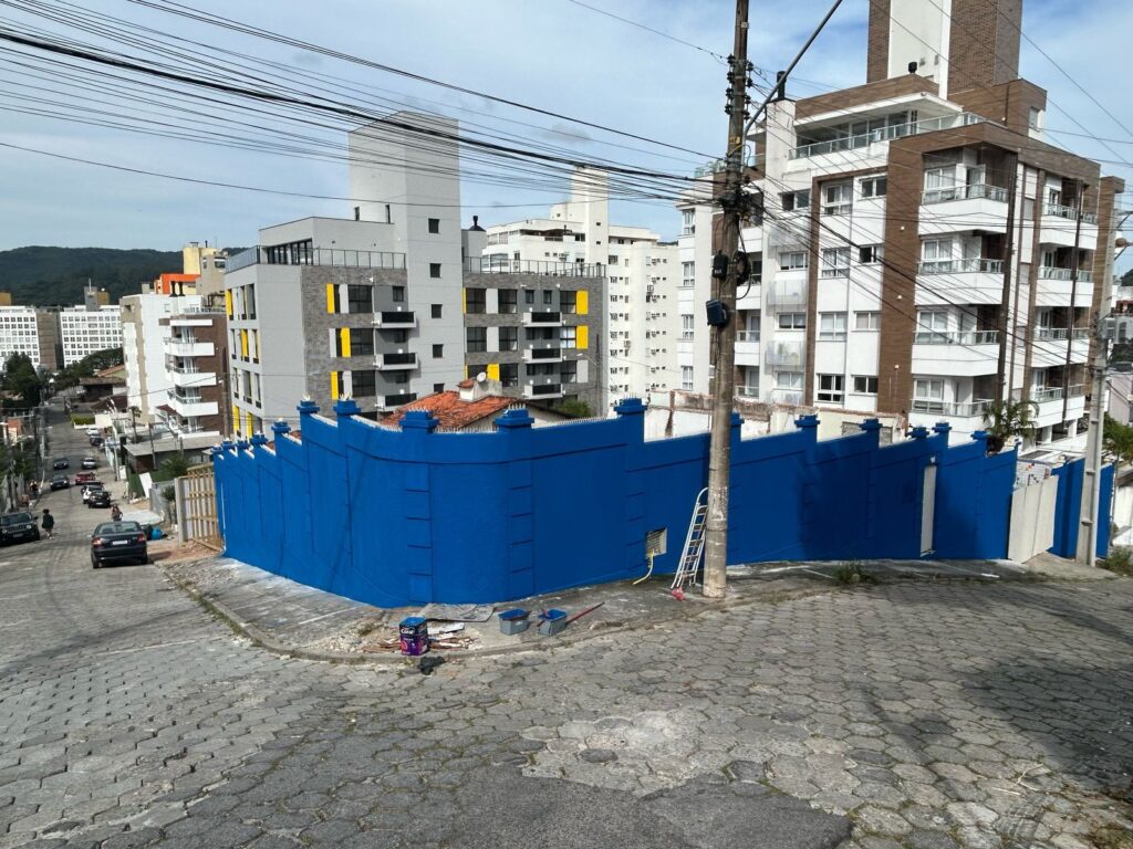 Local e tapume do Terreno BG2